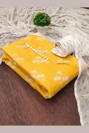 MANVAA Floral Printed Unstitched Dress Material