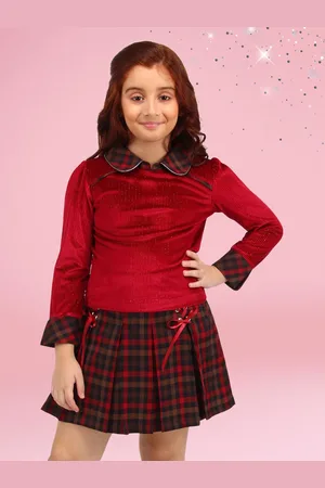 CUTECUMBER Girls Top with Skirt Clothing Set