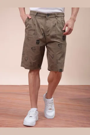 The Indian Garage Co Men Cotton Abstract Printed Shorts