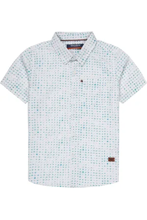 Killer Boys Premium Spread Collar Micro Ditsy Printed Cotton Casual Shirt