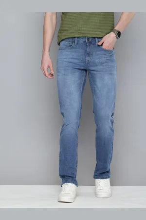 Flying Machine Men Freddie Slim Straight Fit Heavy Fade Stretchable Jeans