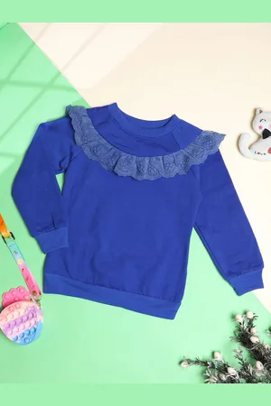 Cutiekins Girls Embroidered Pullover Sweatshirt