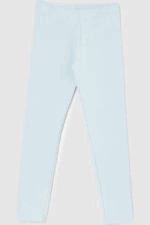 Max Collection Girls Cotton Mid-Rise Ankle-Length Leggings