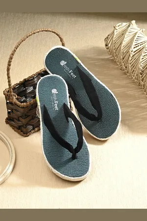 FRESH 1947 FEET Girls Fabric Open Toe Flats