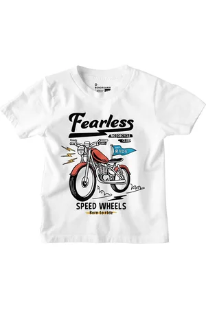 BonOrganik Boys Graphic Printed Round Neck Cotton T-shirt