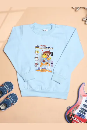 Cutiekins Boys Long Sleeves Graphic Printed Pullover Sweatshirt