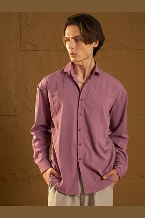 DENNISON Men Drop Shoulder Oversized Pintuck Shirt