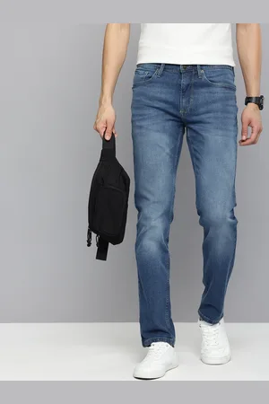 Flying Machine Men Slim Straight Fit Light Fade Stretchable Jeans