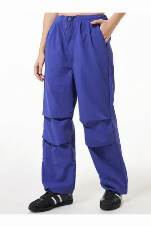 Bewakoof Women Loose Fit High-Rise Joggers Trousers