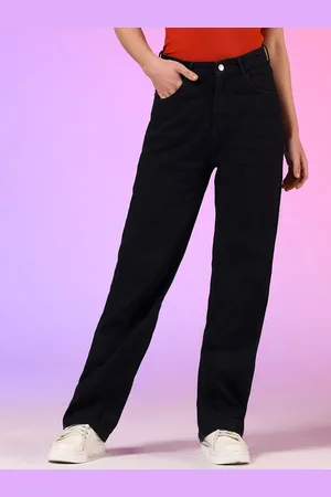 KOTTY Women Straight Fit High-Rise Stretchable Jeans