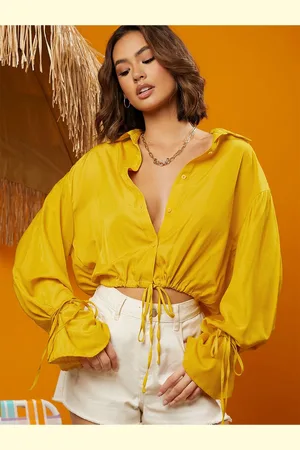 KOTTY Women Comfort Opaque Solid Casual Shirt