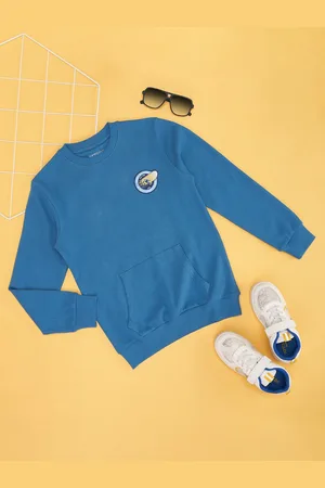 Pantaloons Boys Solid Pure Cotton Sweatshirt