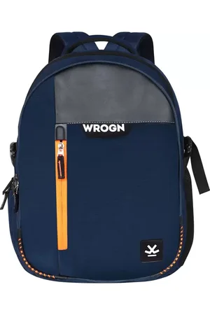 WROGN Unisex Solid Backpack with Reflective Strip