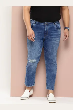 Sztori Men Slim Fit Low Distress Light Fade Stretchable Jeans