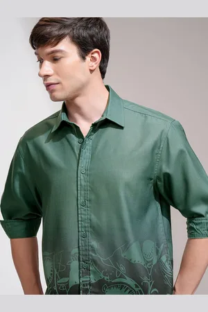 Highlander Men Printed Oversized Overshirt