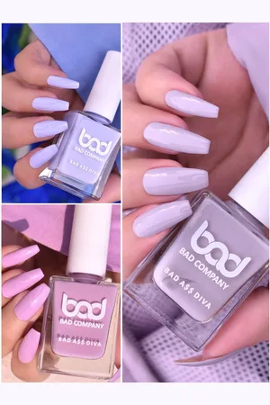Bad Company Set Of 3 No Toxin Nail Lacquer Nail Polish- 3.3 ml Each- Shade- 75- 88- 98
