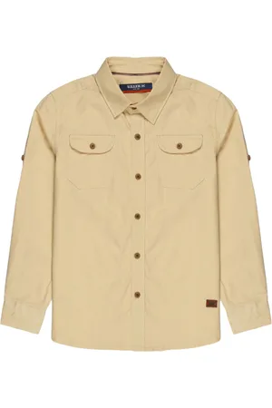 Killer Boys Premium Spread Collar Solid Cotton Casual Shirt