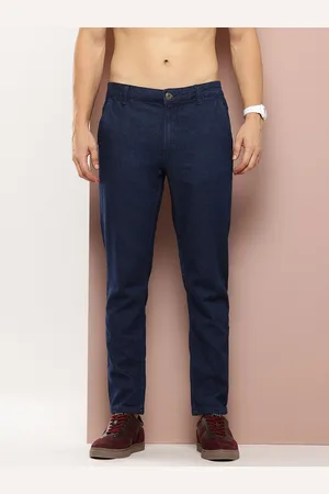 HARVARD Men Pure Cotton Tapered Fit Jeans
