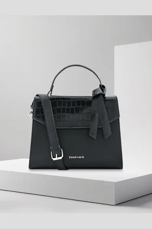 Fastrack Textured Structured Satchel Bag