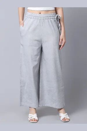 Jinfo Women Pure Cotton Wide Leg Palazzo