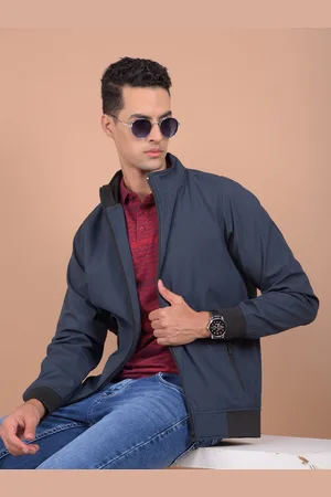 Crimsoune Club Mock Collar Long Sleeves Lightweight Bomber Jacket