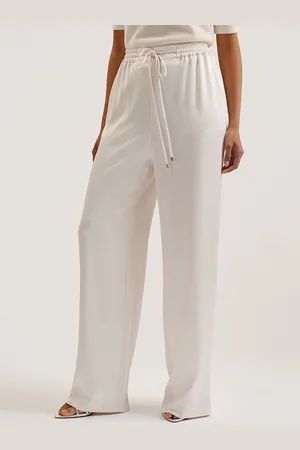 Ted Baker Women Cotton Straight Fit Trousers