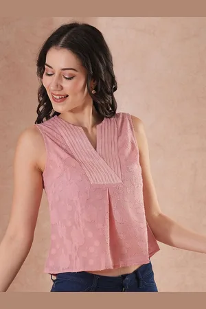Globus Women Floral V-Neck Sleeveless Top