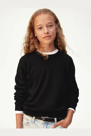 H&M Girls Fine-Knit Jumper