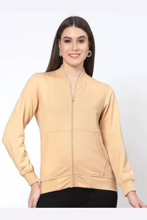 Kalt Women Full Sleeves Zipper Jacket