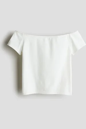 H&M Girls Off-The-Shoulder Top