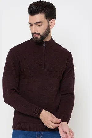 Duke Men Pullover with Zip Detail Detail