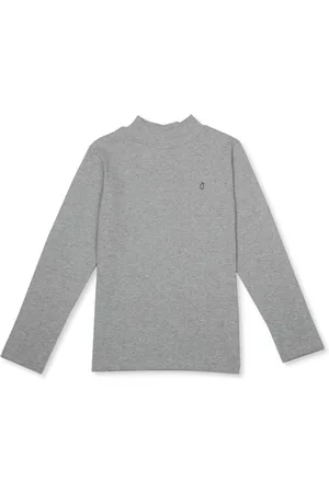 Gini and Jony Girls Mock Collar Cotton Winter Pullover