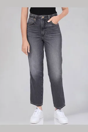 Wrangler Women Straight Fit Heavy Fade Jeans