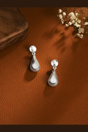 Accessorize Teardrop Shaped Chunky Drop Earrings