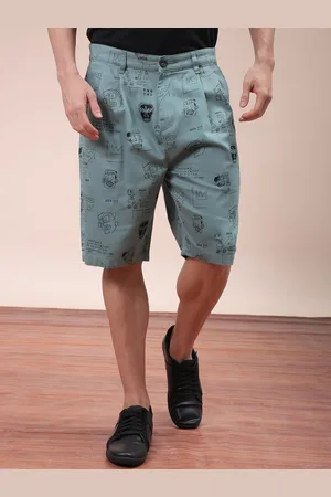 The Indian Garage Co Men Abstract Printed Relaxed Fit Shorts