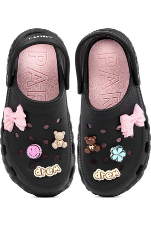 CASSIEY Women Classic Croslite Clogs With Bows