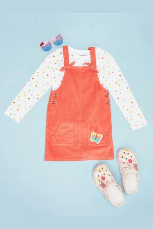 Pantaloons Girls Pinafore Dress