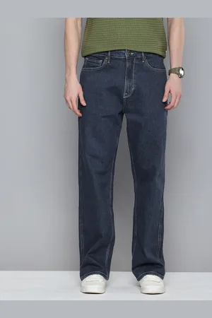 Flying Machine Men Cobain Loose Fit High-Rise Light Fade Stretchable Jeans