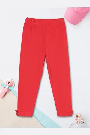 Max Collection Girls Cotton Ankle-Length Leggings