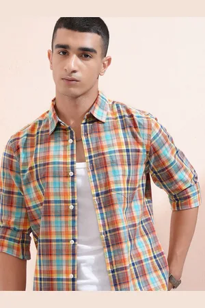 Ketch Men Muicolor Checked Regular Fit Casual Shirt