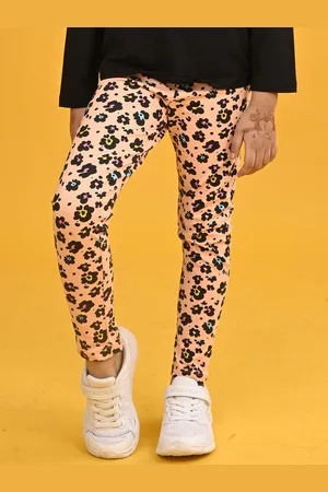 Anthrilo Girls Printed Ankle-Length Leggings