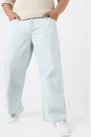 URBANO Men Loose Fit Washed Non-Stretchable Jeans