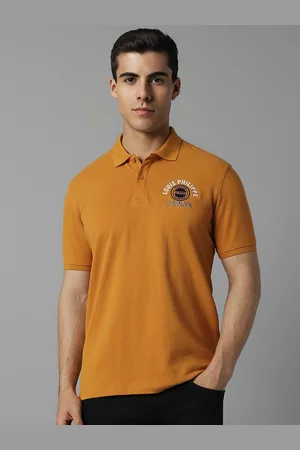 Louis Philippe Polo Collar Slim Fit Pure Cotton T-shirt
