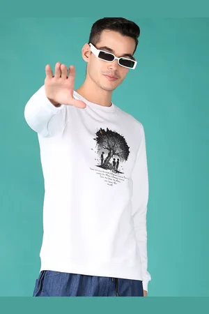 V-Mart Men Printed Round Neck Sweatshirt