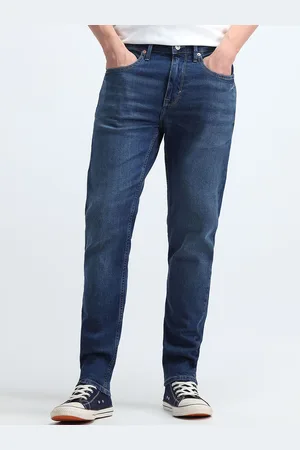 Flying Machine Men Straight Fit Light Fade Stretchable Cotton Jeans