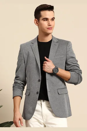 Mast & Harbour Self-Design Single-Breasted Blazer