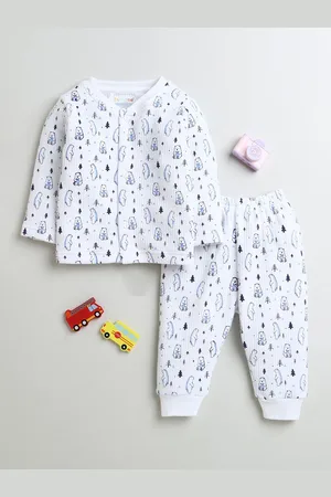 BUMZEE Boys Printed Cotton Thermal Set