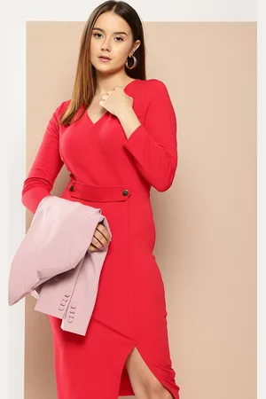Invictus V-Neck Long Sleeve Bodycon Dress
