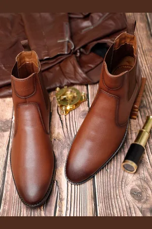 LOUIS STITCH Men Round Toe Chelsea Boots
