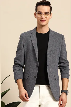 Mast & Harbour Self-Design Single-Breasted Blazer